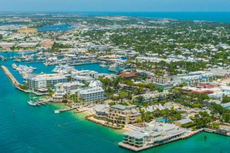 key west aerial shot